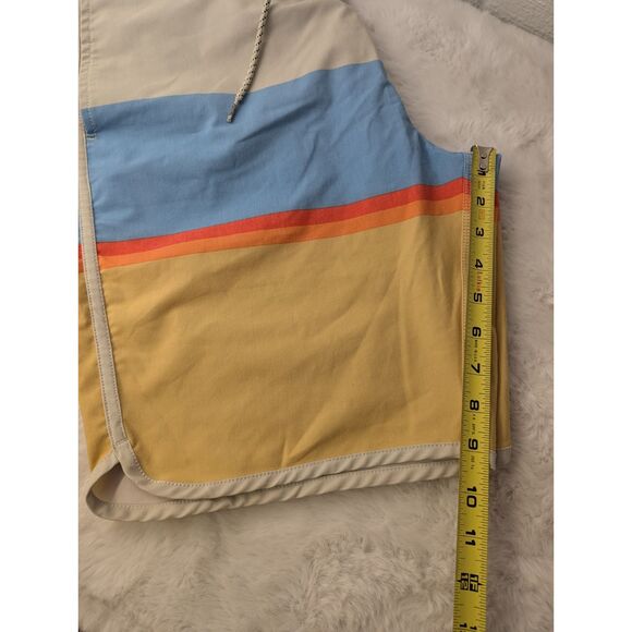 Vissla Boardshorts Mens 34 Multicolor Colorblock Swim Trunks Beach Surfing - Picture 8 of 10
